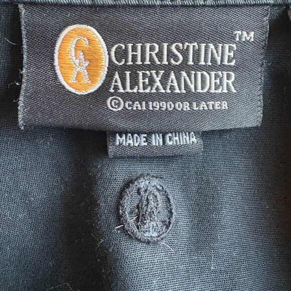 Christine Alexander Jacket. Swarovski Studs/Buttons. Black. Size Medium - Picture 7 of 12